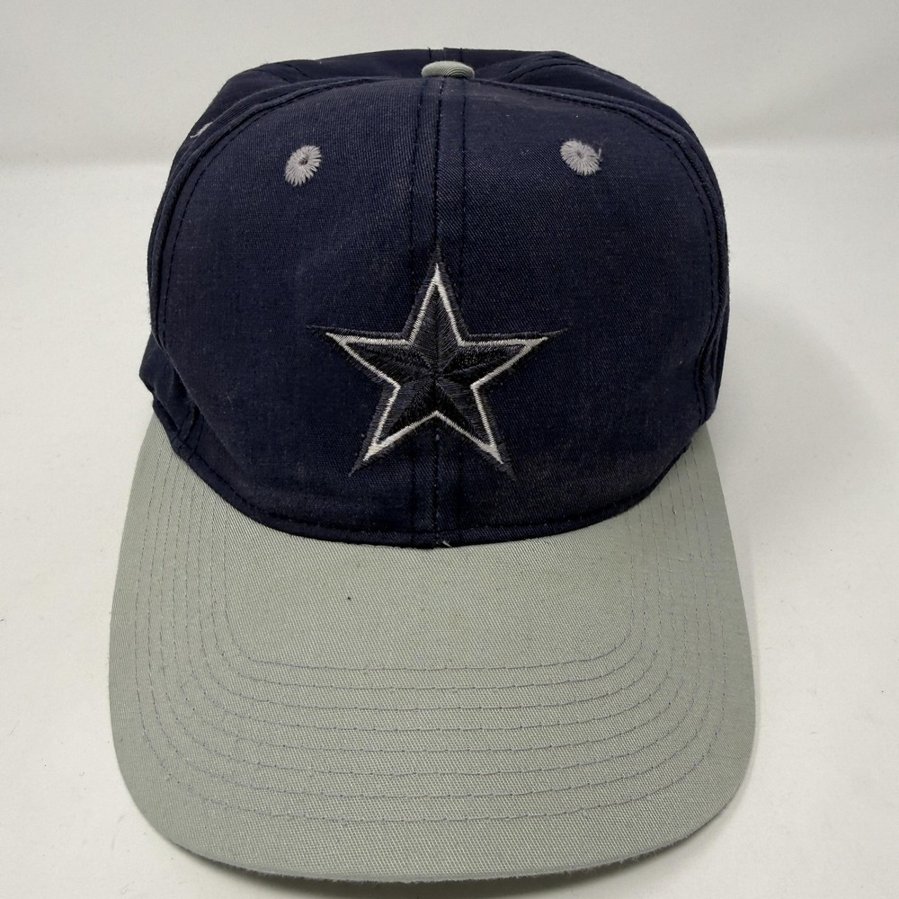 Vintage Dallas Cowboys Hat Cap Snapback Mens Navy NFL Football Star Logo 7 90s